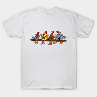 Knitting Chickens T-Shirt